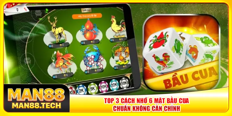 Top 3 cách nhớ 6 mặt bầu cua chuẩn không cần chỉnh Top 3 cách nhớ 6 mặt bầu cua chuẩn không cần chỉnh